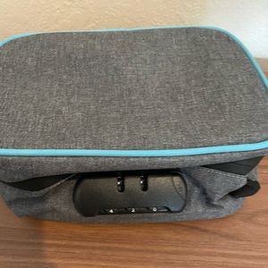 Gray make up, travel, electronic bag/storage